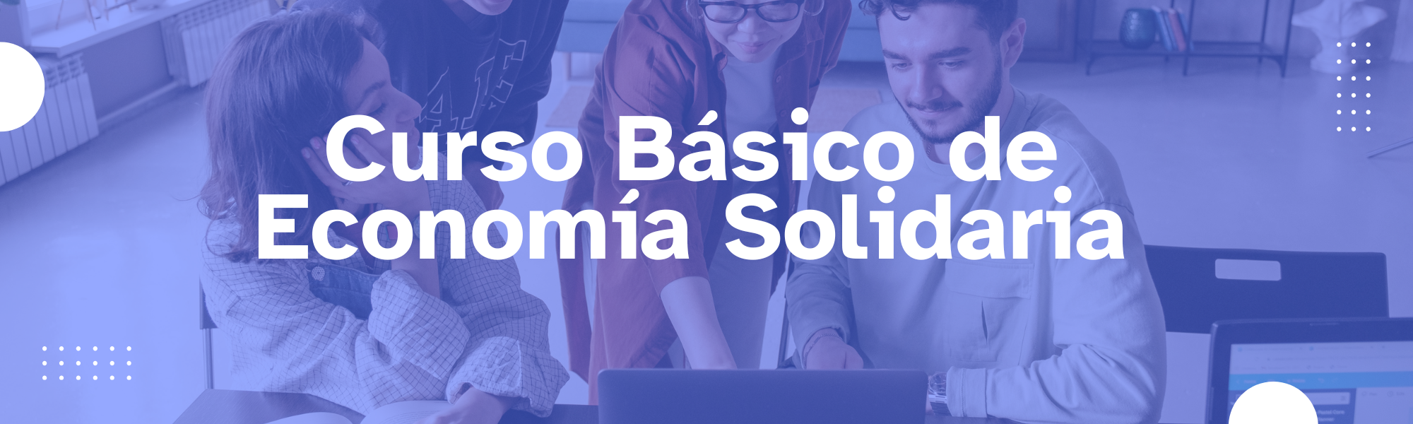 Ilustración del Curso Básico de Economía Solidaria